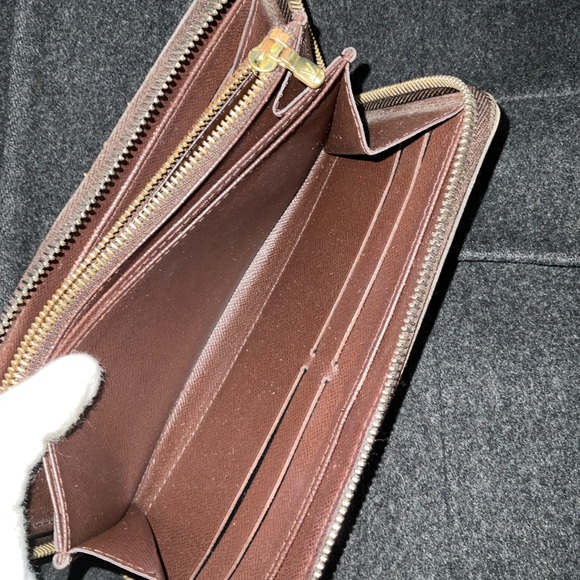 ✅ AUTHENTIC LONG DAMIER ZIP WALLET  LOUIS VUITTON - Picture 7 of 12